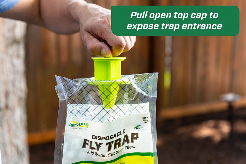 RESCUE! Outdoor Disposable Hanging Fly Trap - 24 Traps - Image 3